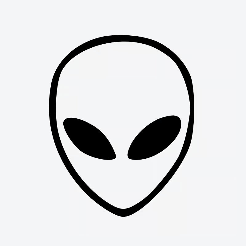 Alien Head Tattoo
