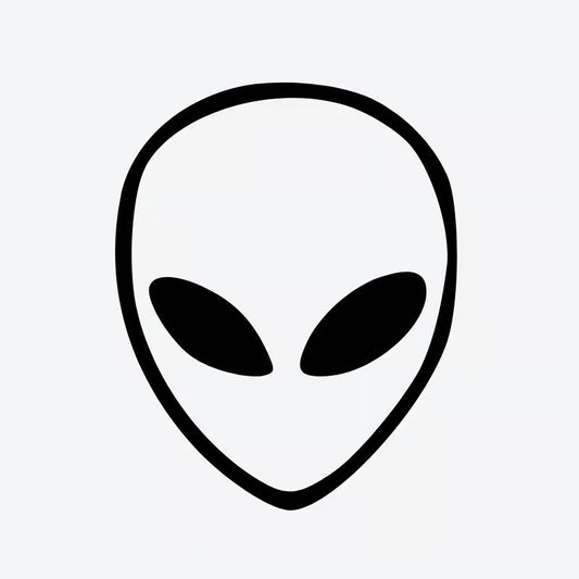 Alien Head Tattoo