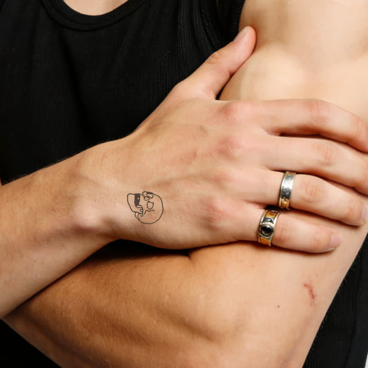 Stylized Skull Tattoo