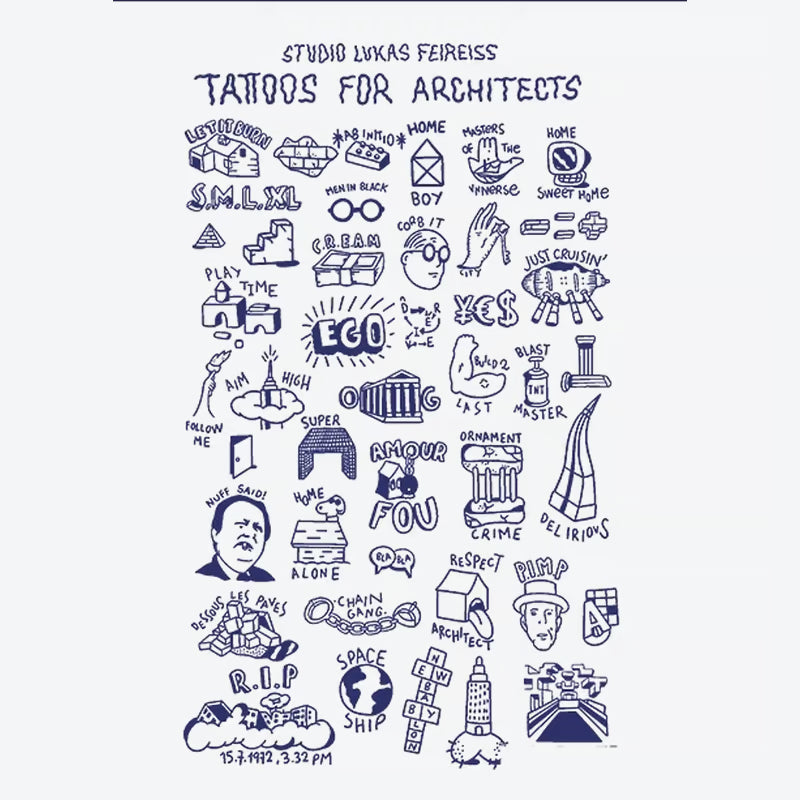 Architectural Symbols Tattoo