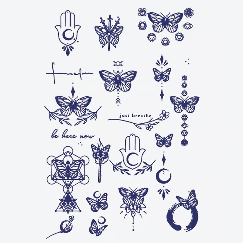 Butterfly Mandala Series Tattoo