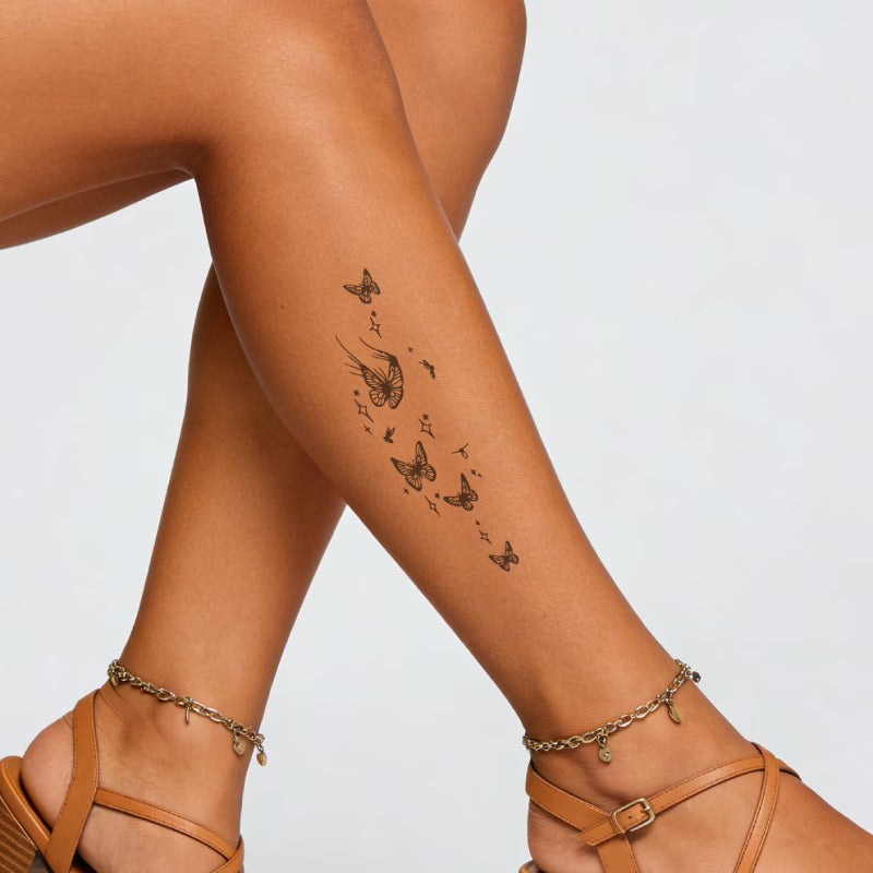 Butterfly Flight Tattoo