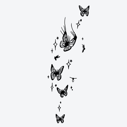 Butterfly Flight Tattoo