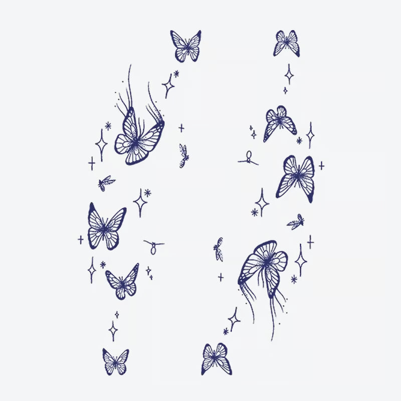 Butterfly Flight Tattoo