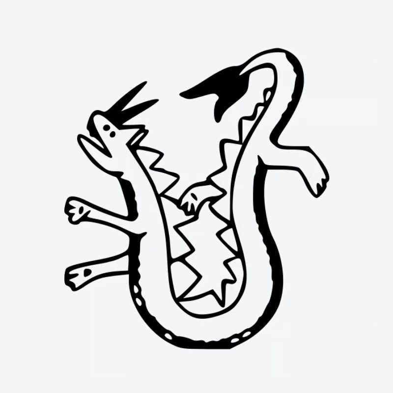 Mythical Serpent Dragon Tattoo