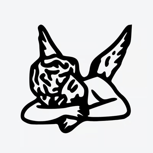 Angel Embracing Sorrow Tattoo