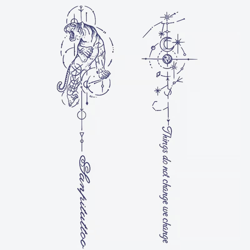 Tiger Celestial Tattoo