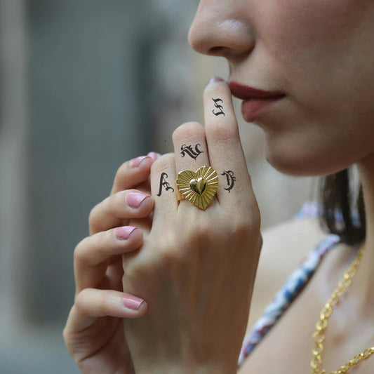 Letter Finger Tattoo