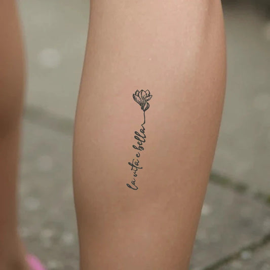 Life Is Beautiful Tattoo(La Vita E Bella Tattoo)