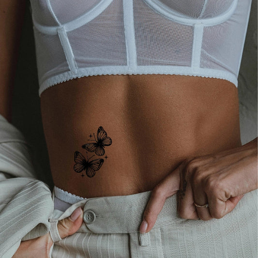 Love Butterfly Tattoo