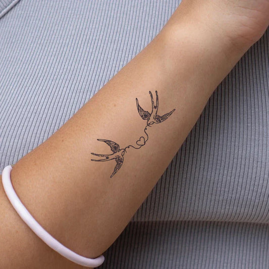 Pair of Doves Tattoo