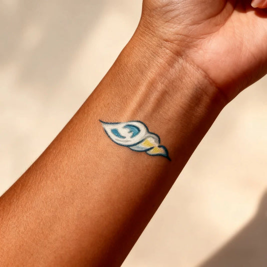 Pearl Seashell Tattoo