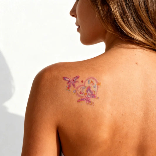 Petaline Butterfly Tattoo