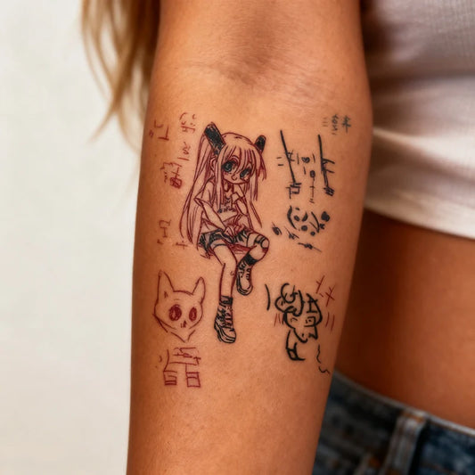 Punk Girl Tattoo