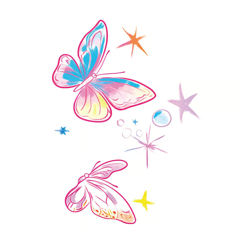 Butterfly Starburst Tattoo