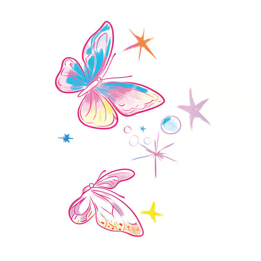 Butterfly Starburst Tattoo