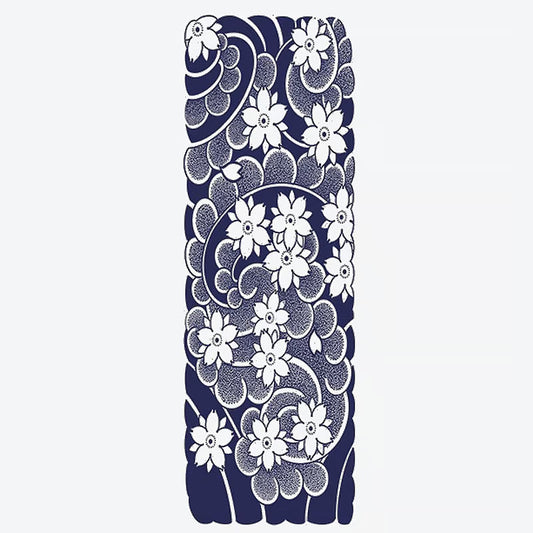 Floral Swirl Pattern Sleeve Tattoo