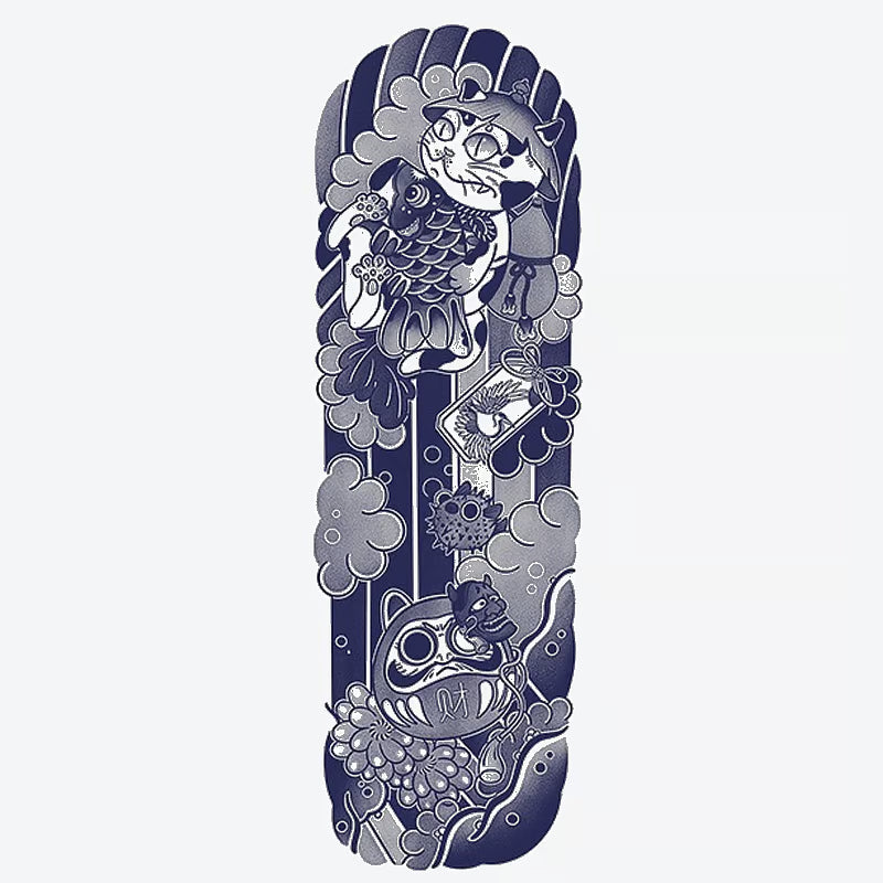 Cat Fish Mask Tattoo Sleeve Tattoo