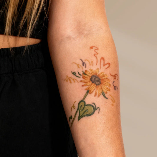 Radiant Sunflower Tattoo