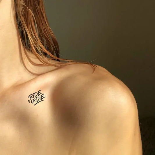 Ride Or Die Tattoo