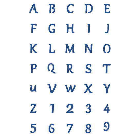 Alphabet Number Series Tattoo