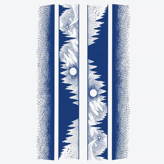 Mountain Peaks And Stars Tattoo