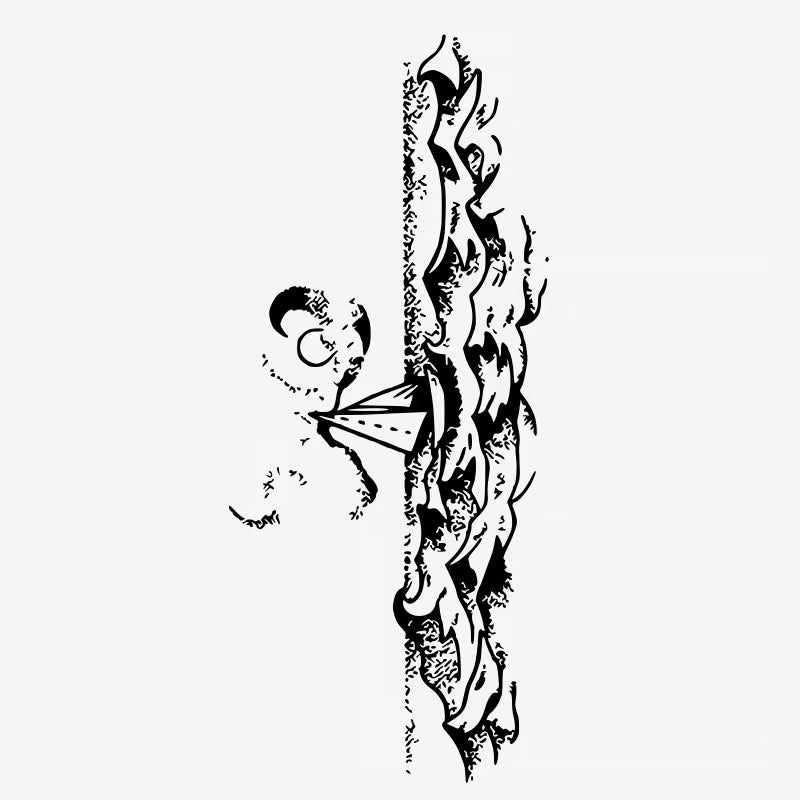 Whimsical Paper Airplane Tattoo