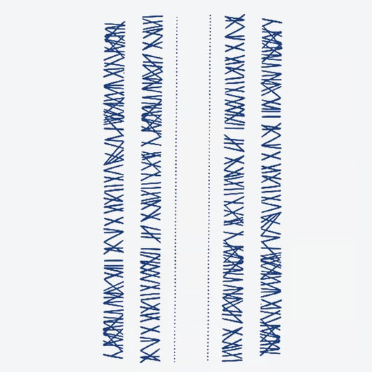 Abstract Line Pattern Tattoo