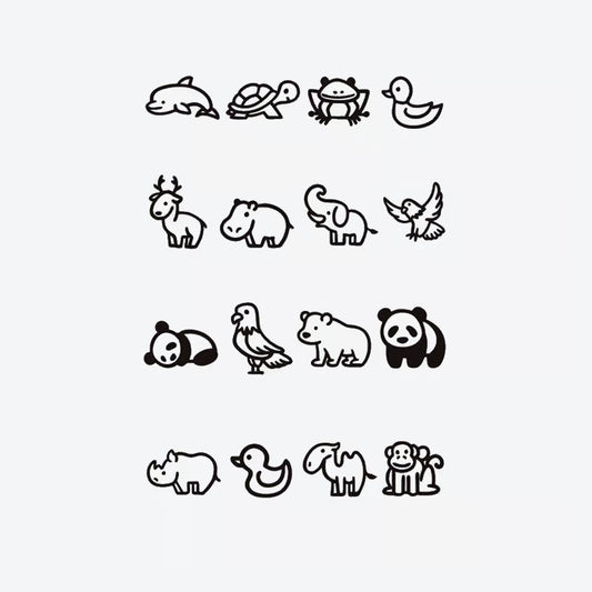 Animal Finger Tattoo