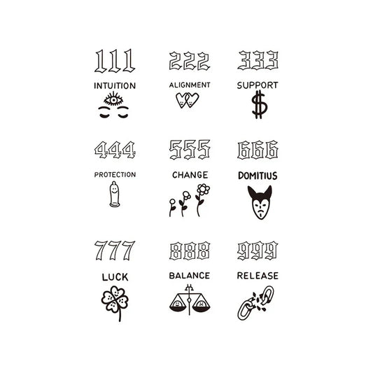 Numerology Symbol Tattoo