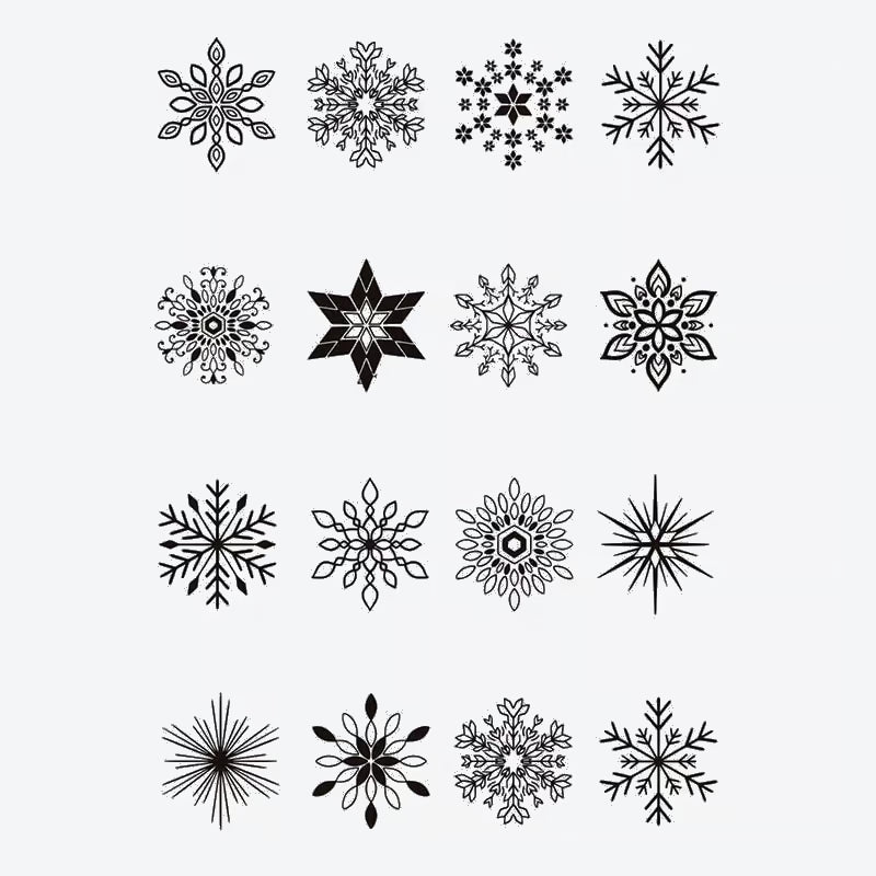 Snowflake Finger Tattoo