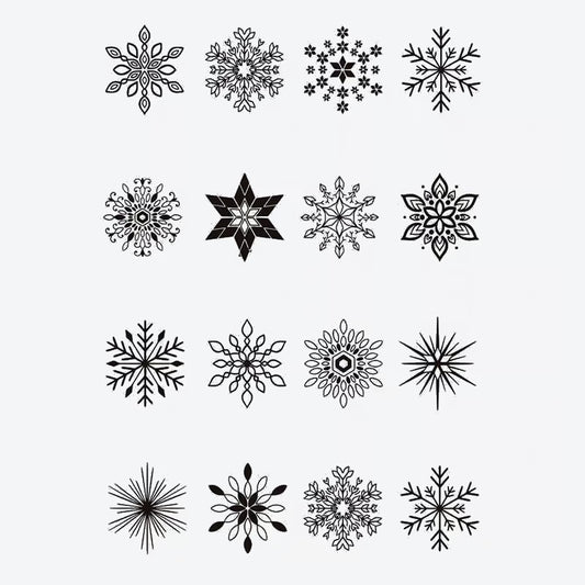 Snowflake Finger Tattoo