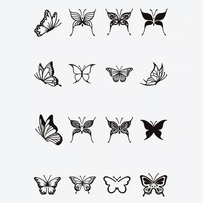 Butterfly Finger Tattoo