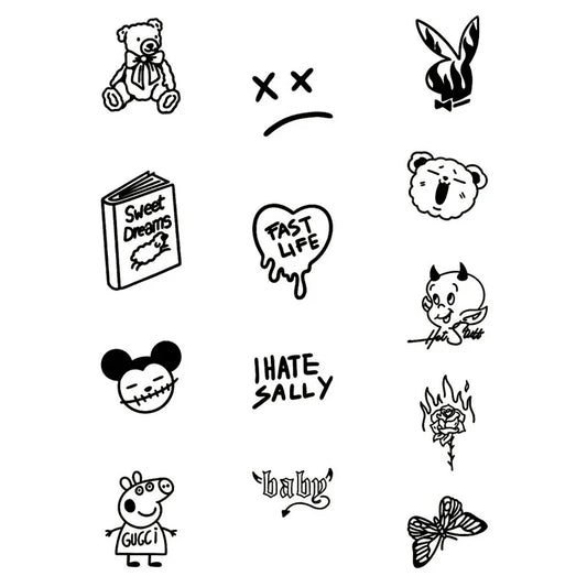 Cute Characters Series Tattoo