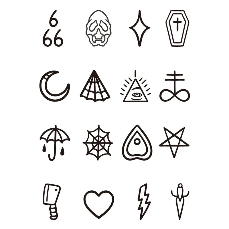 Symbolic Sketches Tattoo