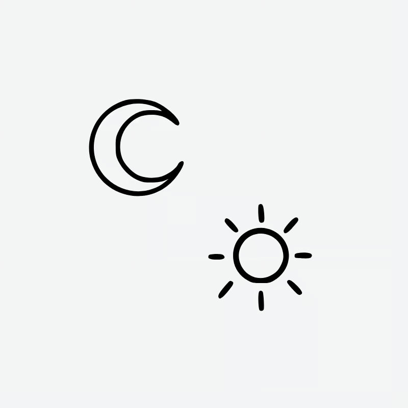 Sun And Moon Finger Tattoo