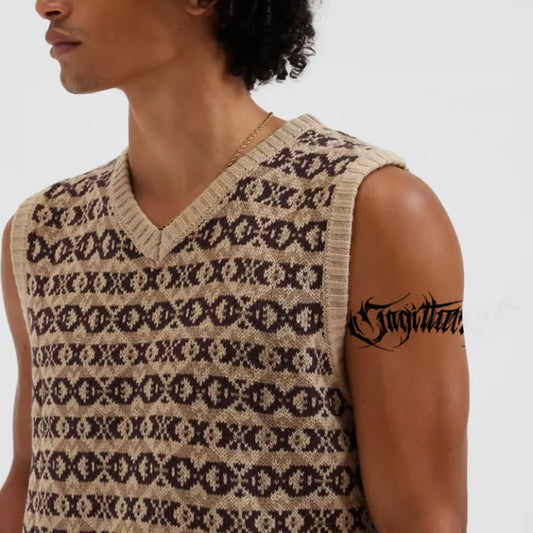 Serpent Script Tattoo