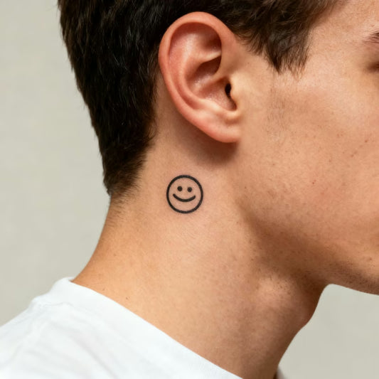 Smiley Face Series Tattoo