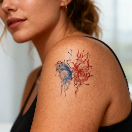 Solstice Butterfly Tattoo