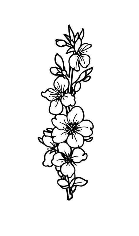Striving Flower Tattoo