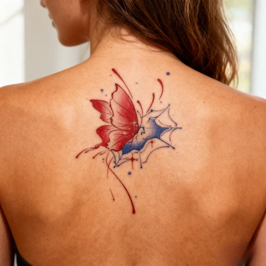 Sunlight Butterfly Tattoo