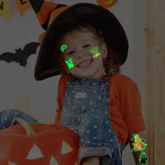 Halloween Tattoo Set C (Glow in the Dark) -- SET OF 10