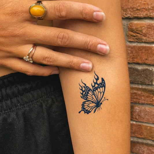 The Burning Butterfly Tattoo