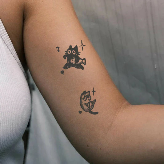 The Naughty Kitten Tattoo