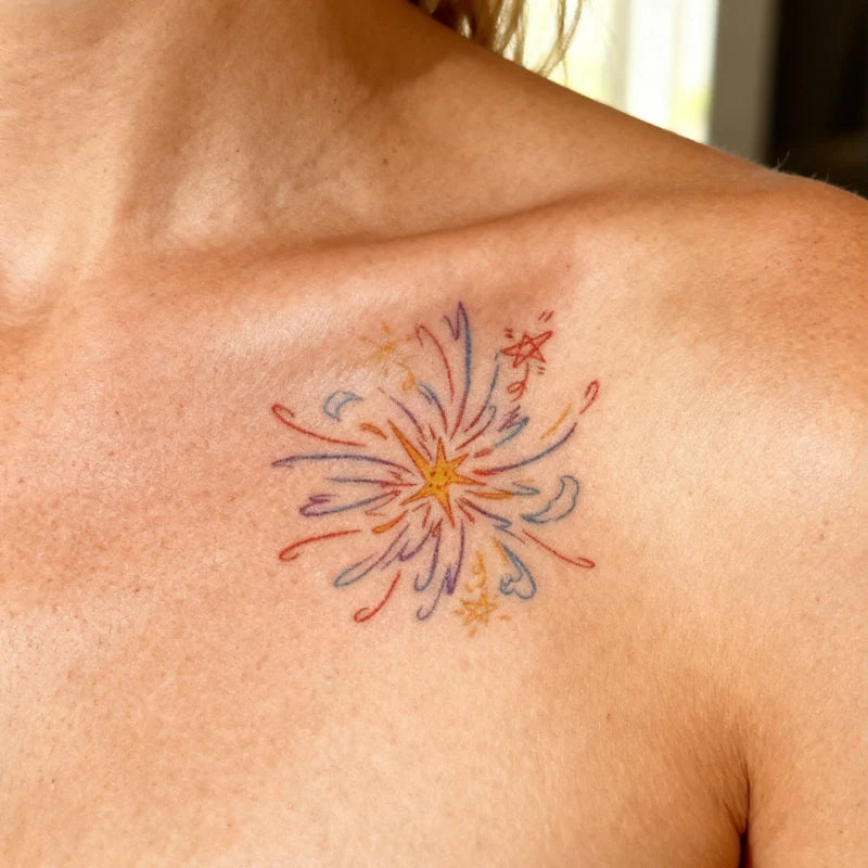 Twinkling Firework Tattoo