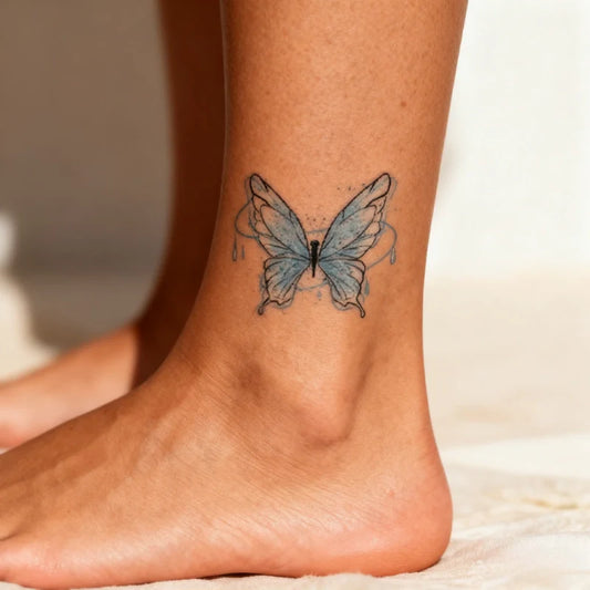 Velvet Glow Butterfly Tattoo
