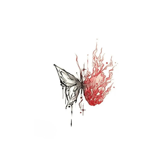 Blaze Butterfly Tattoo