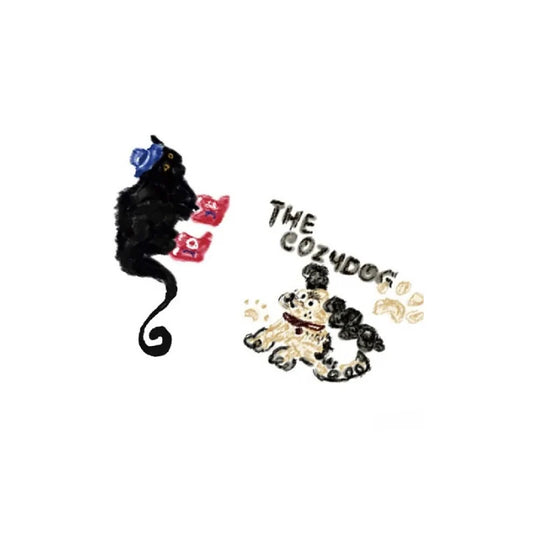 Puppy And Cat Tattoo