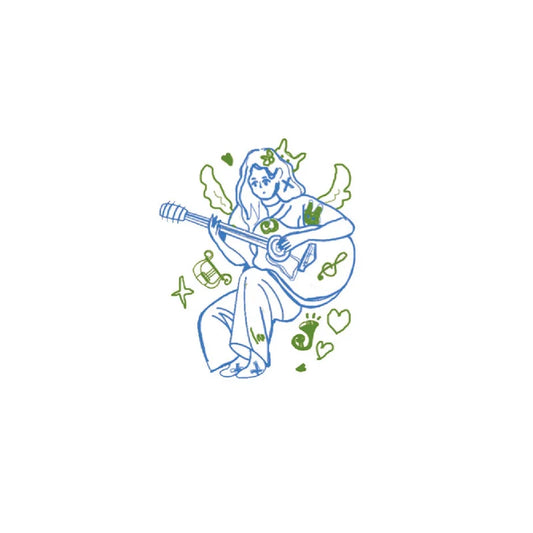 Melody Music Girl Tattoo