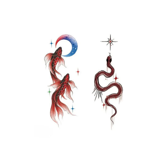 Crimson Koi Tattoo